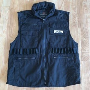 Men’s Rothco Black Ranger Vest Size Small